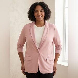 Philosophy Republic Pink Ponte Knit Blazer - Soft Stretch - XXL - EUC